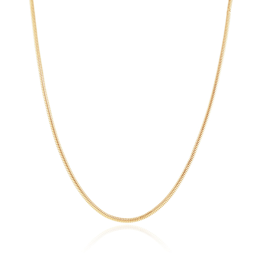 Snake Chain 9ct,9k Solid Gold Slinky Snake sacred Chain Halo
