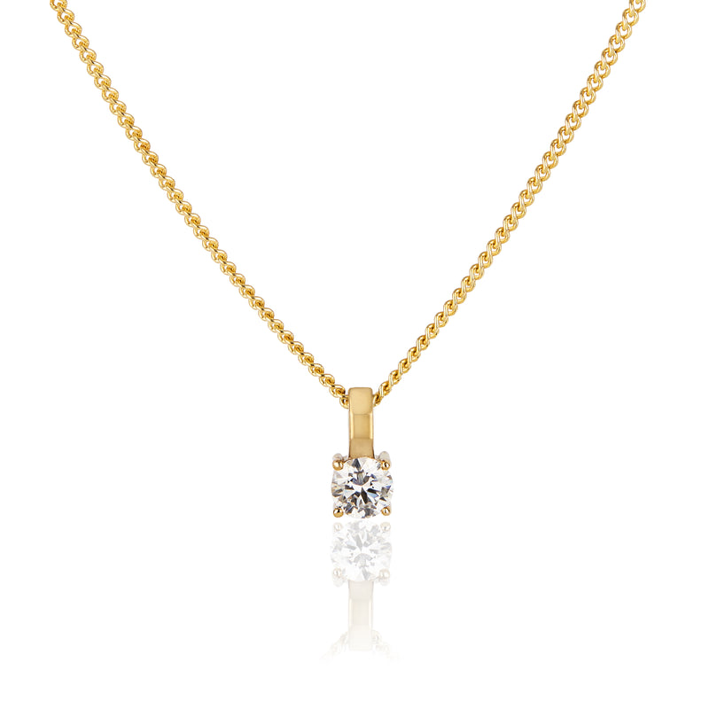 Diamond Hex Necklace 9ct,9k Gold pendant and 9k,9ct Diamond Cut Trace sacred geometeric Chain.  Halo