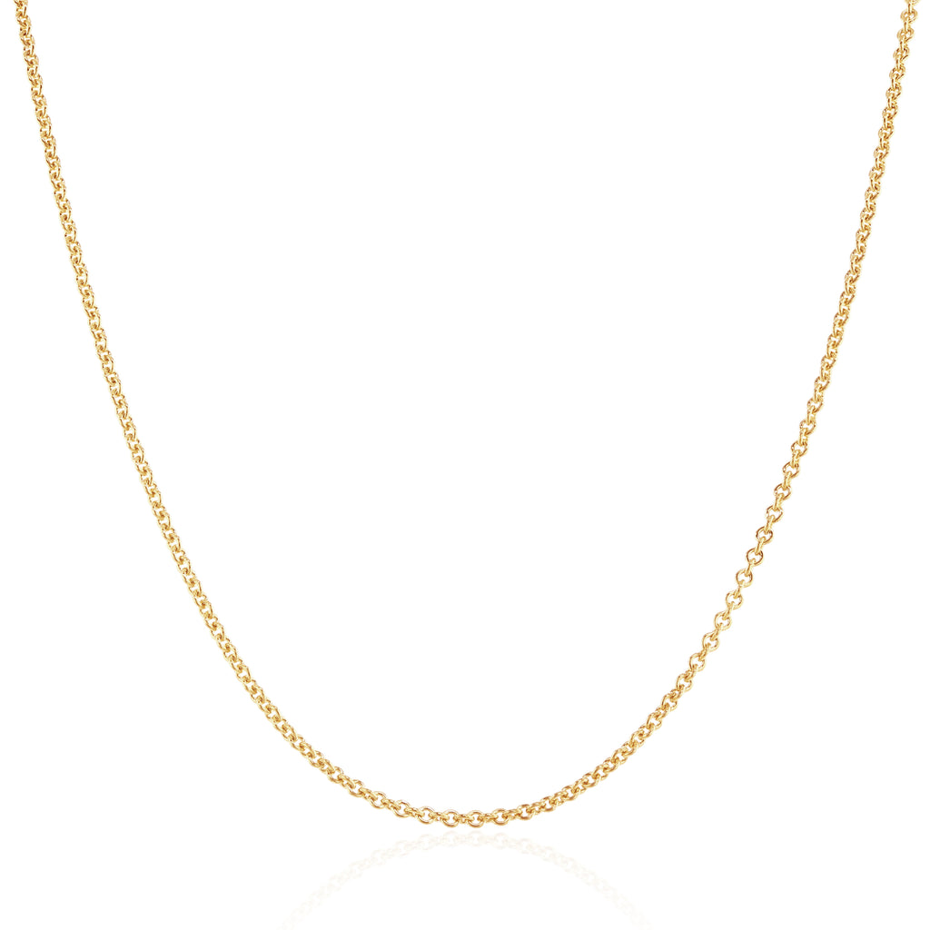 Classic Curb Chain 26" Beautiful 18ct,18k Gold Chain